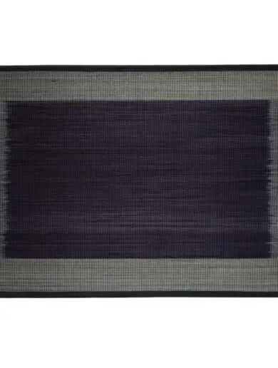 Buntal Placemat | Black/Gray