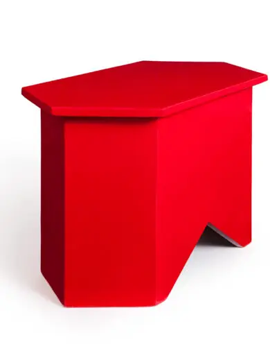 Hexa Side Table | Red