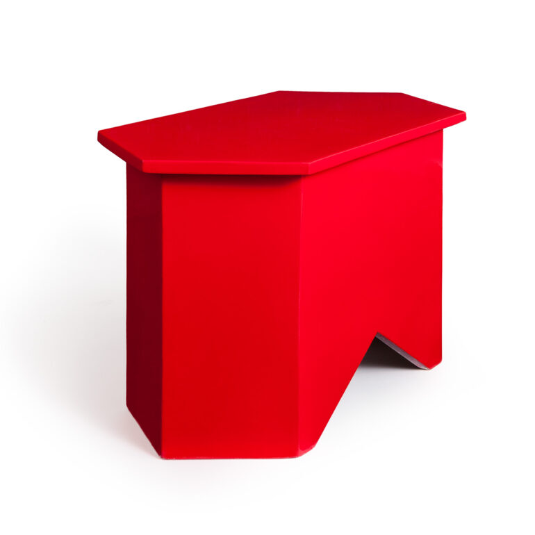 Hexa Side Table | Red