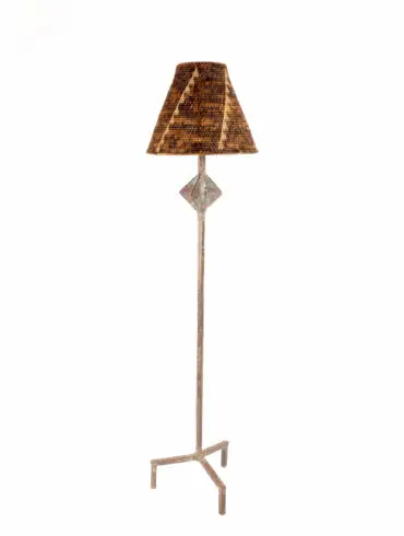 Sculptured Floor Lamp, After Diego G.