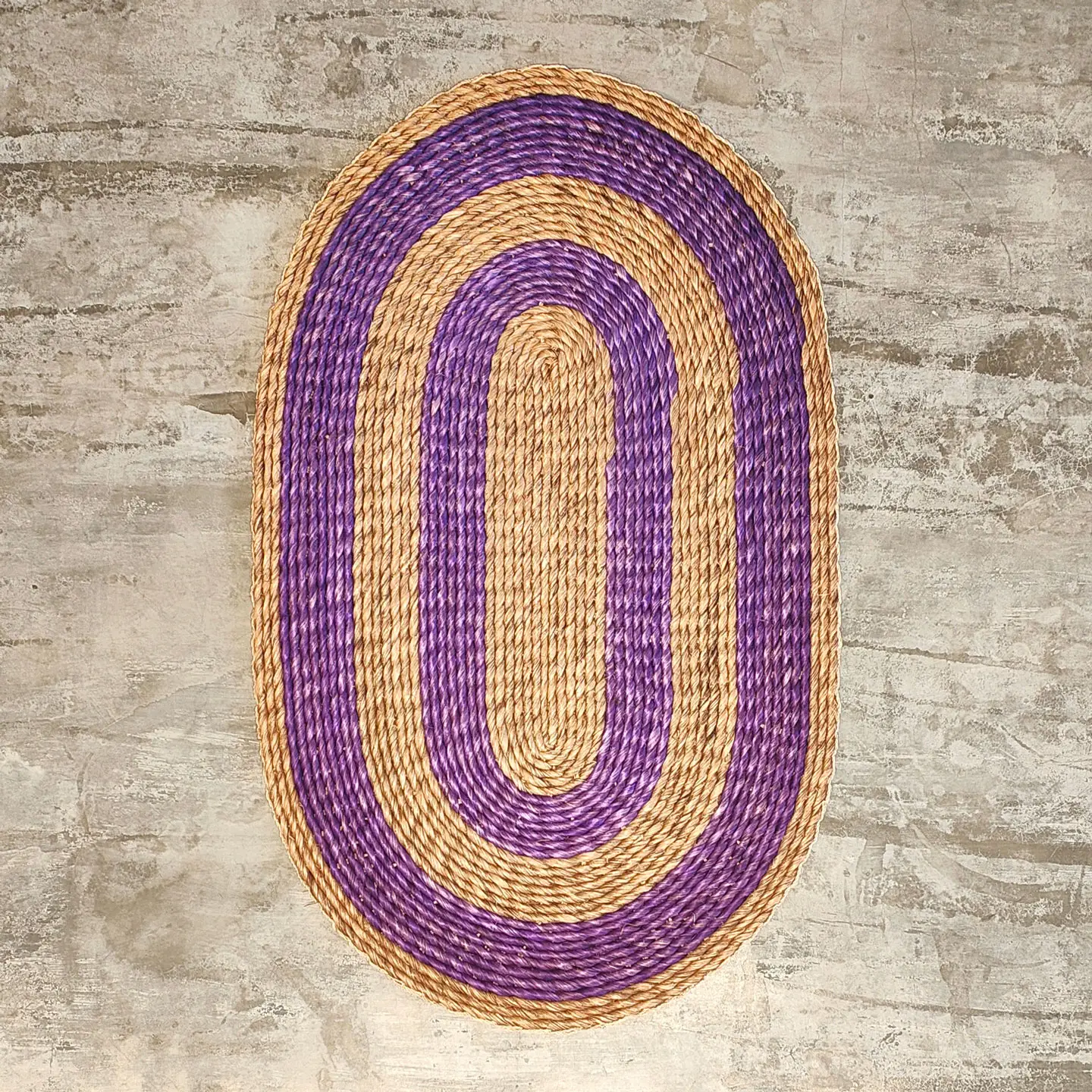 Oval Binding Abaca | Lilac & Tobacco