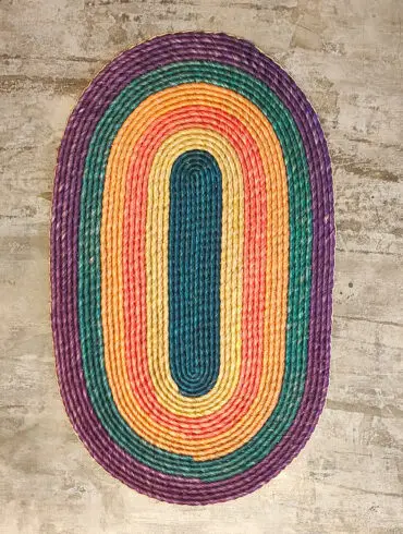 Oval Binding Abaca | Multicolor 1