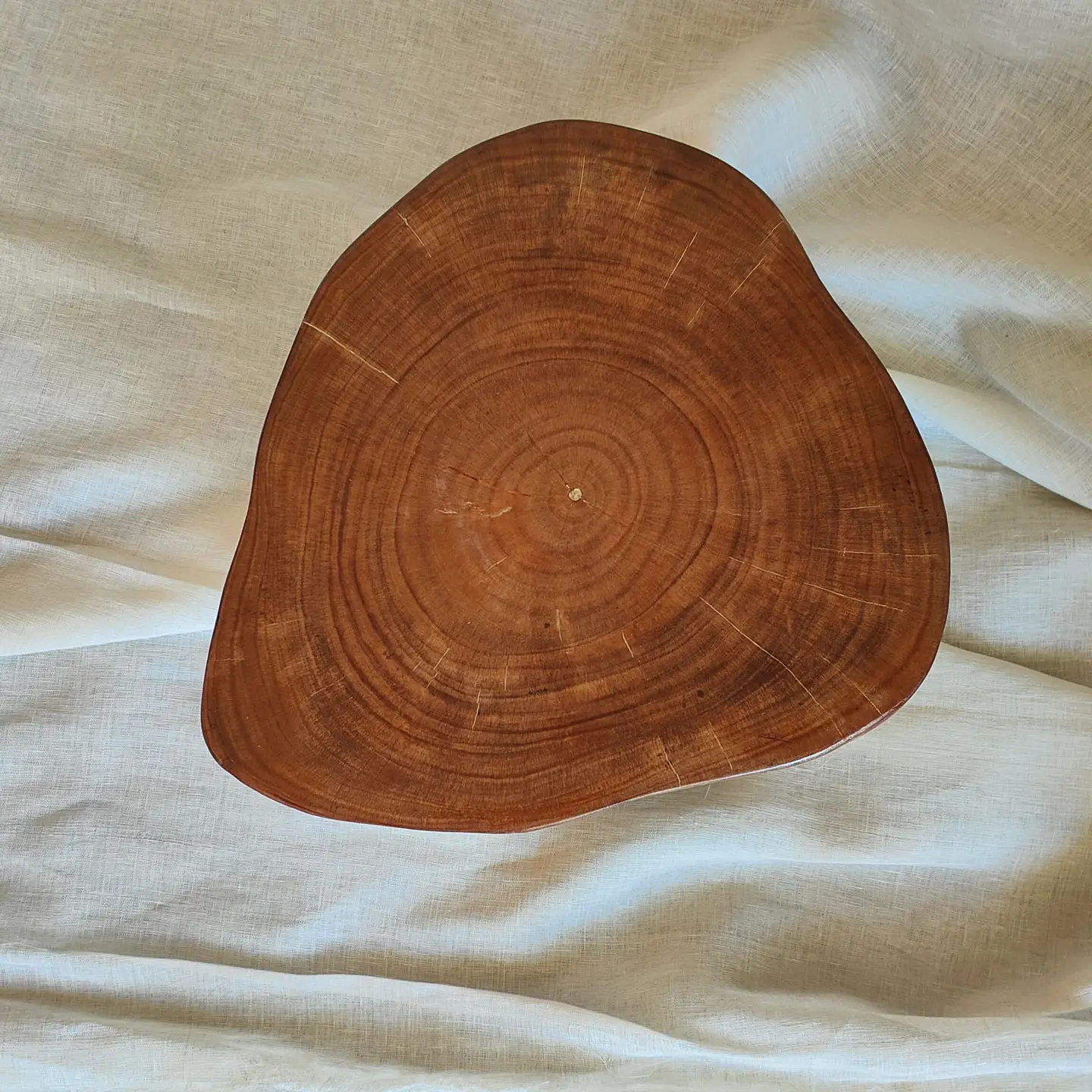 Acacia Stool | Natural - Image 2