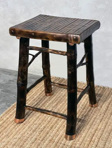 Bamboo Copper Stool