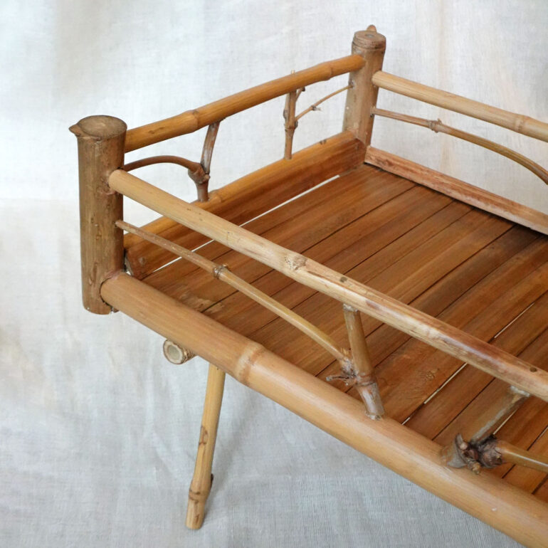 Bamboo Tray with Stand - Image 2