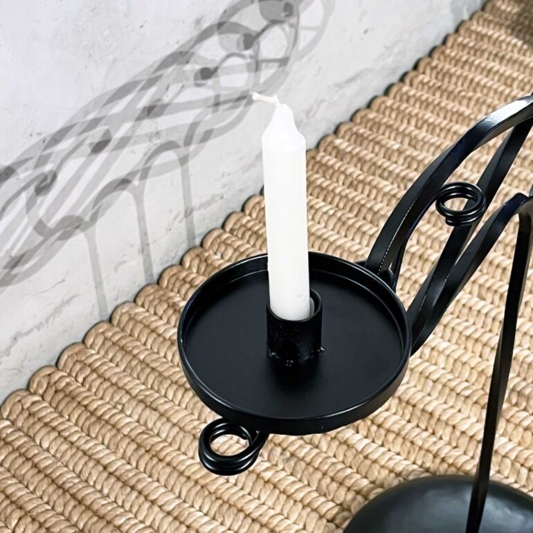 Wrought Iron Candle Holder - Image 3