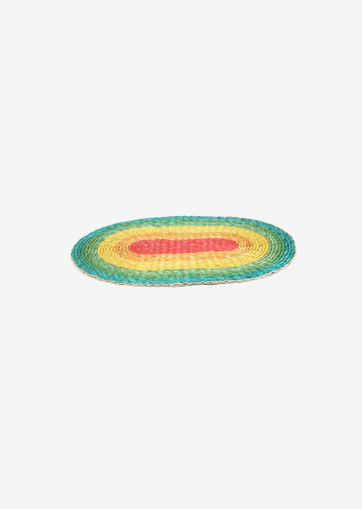 Oval Binding Abaca | Small Red to Green - Image 3