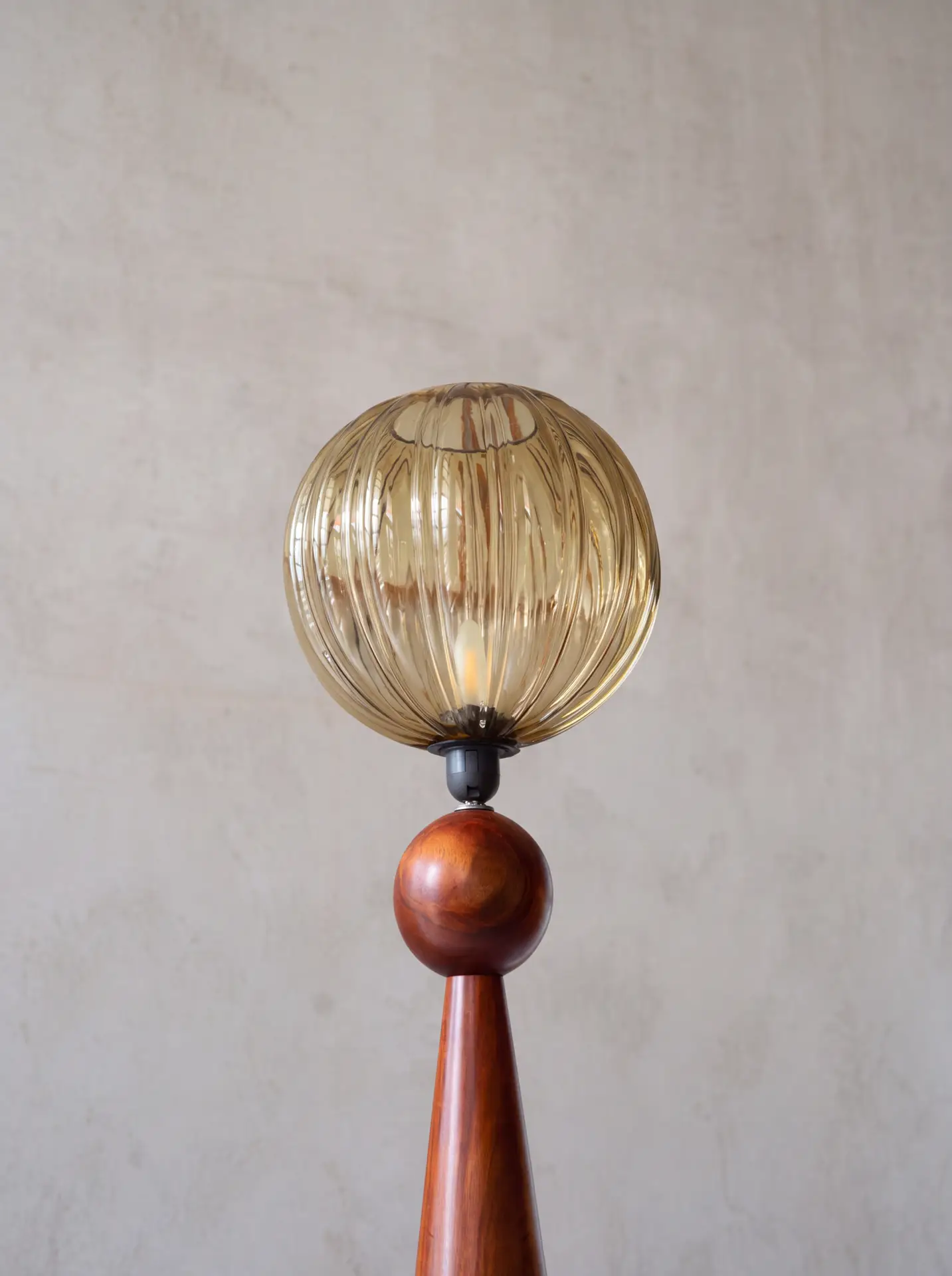 Dada Lamp in Wood | Yellow Danish Glass - Image 3